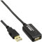 InLine 34607I Répéteur USB 2.0 avec amplificateur de signal mâle A vers femelle A 7,5 m
