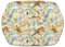 GARDEN BIRDS in HONEYSUCKLE - Emma Ball Colourful Melamine Tray - 35cm