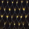 240er LED-Lichternetz warmweiß innen & außen mit Trafo Kabel transparent