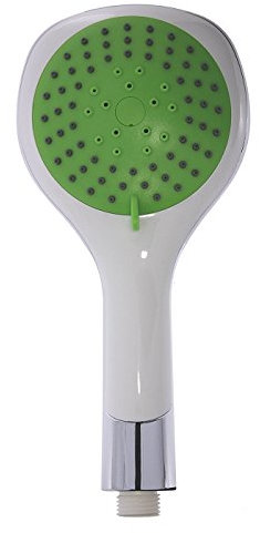 Design Duschkopf Handbrause Brause für Dusche Wellnesbrause/Antikalk-Düsen / 5 Funktionen/Weiss & Grün