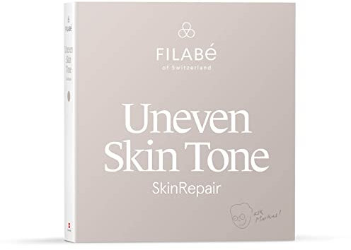 Uneven Skin Tone – Zur Behandlung von Pigment- und Altersflecken. Packung für 28 Tage. Vegan und ohne Zusatzstoffe – Swiss made by Filabé of Switzerland