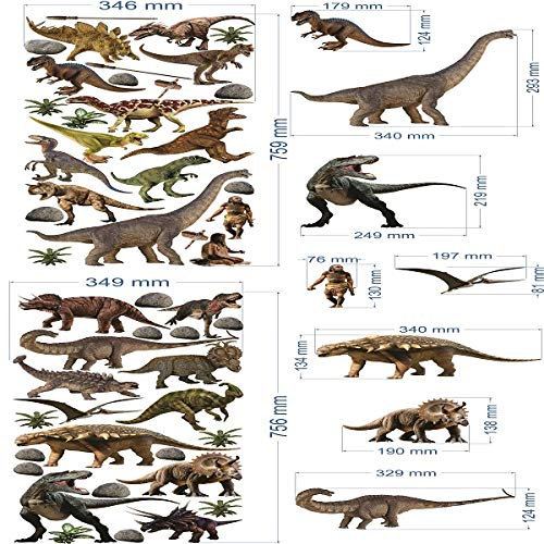 DINOSAURIER WANDTATTOO WANDSTICKER WANDTATTOO