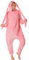 Corimori 1852 (6+ designs) Costume Uomo Donna Tuta Kigurumi Animale Pigiama Intero Adulti , Bonnie il Coniglietto (rosa), Altezza 180-190 cm