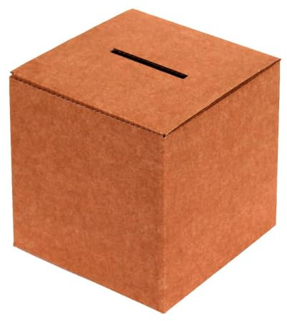 Only Boxes, Pappurne für Stimmen oder Veranstaltungen, Pappbox für Anregungen oder Briefkasten, Maße 30x30x30