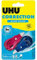 UHU Einweg-Mini-Korrekturroller Micro, 2er Blister, Sie erhalten 1 Packung, Packungsinhalt: 2 er Blister