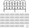 Relaxdays 30x Bordure de Jardin Plastique, Clôture Gazon 30 cm, 6 éléments, 4 m, Parterre Massif pelouse, Piquet