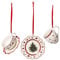 Villeroy & Boch , Toy's Delight Adornos Navideños Blanco y Rojo, Decoración, Navidad, Vajilla, Taza, Plato, Premium Porcelain