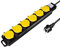 LogiLink - Regleta para Exteriores 6 Negro