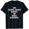 Zum Fußball gucken geboren zur Schule gezwungen T-Shirt