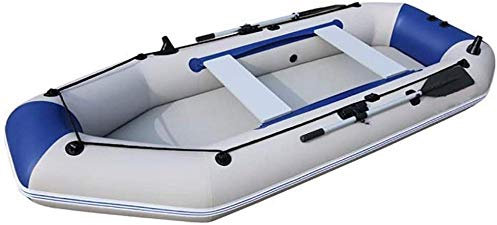 JWCN 3M Outdoor Rafting Schlauchboot Set 490 kg Dickes PVC-Material mit Ruderseil und Luftpumpe aushalten-Blau Uptodate