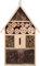 Brandsseller Insektenhotel XXL Natur Nistkasten Insektenhaus aus Holz für Fluginsekten - Bienen,Schmetterlinge, Marienkäfer und andere Tiere ca.48x31x10 cm