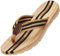Hommes Tongs Adulte été Plage Piscine Plates Flip Flop, Noir, 42 EU