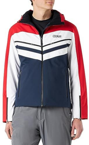 Colmar Herren Skijacke-1385 Jacke, Pearl Grey-Savoy-WHI, 56
