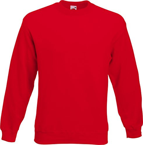 Fruit of the Loom - Sweatshirt 'Set-In' M,Red