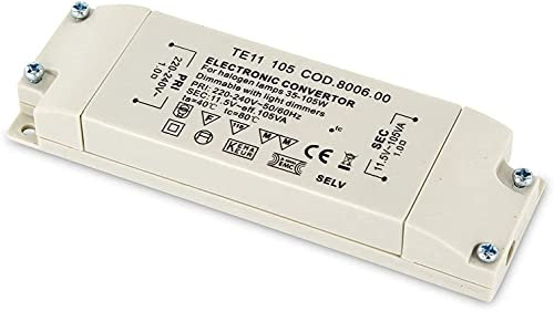 Trasformatore elettronico dimmerabile per lampade alogene da 230V a 12V - 35W-105W