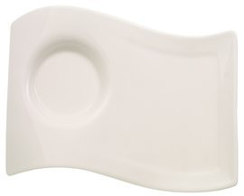 Villeroy & Boch Partyplate Untertasse mittel 20x14cm NEW WAVE Caffe 3 (3 Stück)