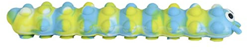 Elibeauty New Squidopop, Suction Cup Pop Toys, 26cm Caterpillar Fidget Toy, Silicone Sensory Toy Magic Sucker for Stress Relief Needs( Caterpillar 1)