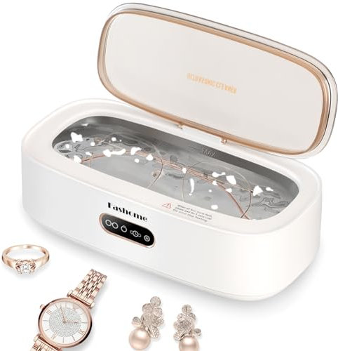 Ultraschallreinigungsgerät Ultraschallreiniger 45KHz, Ultrasonic Cleaner für Brillen Uhren Schmuck Ringe Halsketten Make-up-Pinsel