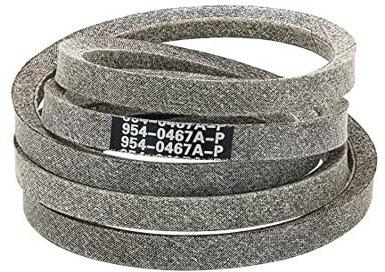 Honoyam Courroie d'entraînement pour tondeuse à gazon 754-0467A 116,8 cm de rechange 1,6 x 229,9 cm pour MTD Cub Cadet Troy Bilt 754-0467 954-0467 754-0467A 954-0467A Toro 112-0301 LX420 LX425