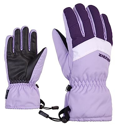Ziener Kinder LETT AS glove junior Ski-Handschuhe / Wintersport | wasserdicht atmungsaktiv, sweet lilac, 3