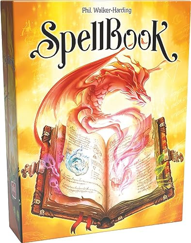 Asmodee - - SpellBook - Jeux de société - Jeux de stratégie - Jeux Adulte et Enfant à partir de 12 Ans - 1 à 4 Joueurs - Version française