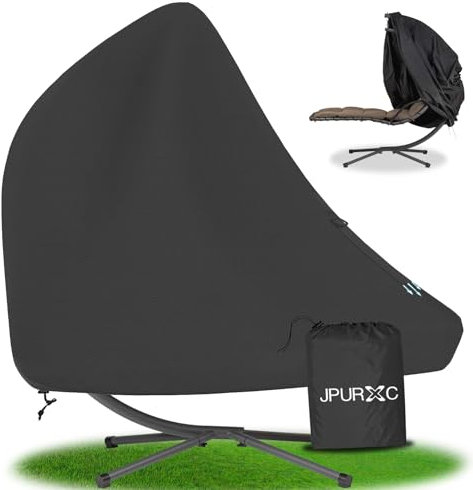 Housse Transat Suspendu Bain de Soleil - Oxford 600D Robuste et Résistant aux Déchirures, Imperméable, Résistant aux UV, Winterproof - 200 x 120 x 200cm