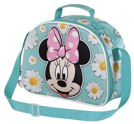 Disney Minni Mouse Spring-Porta Merenda 3D, Blu, 25.5 x 20 cm