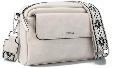 Gladdon sac bandouliere femme, petit sacoche femme bandoulière, sac à main en cuir léger et imperméable avec bandoulière amovible pour un usage quotidien
