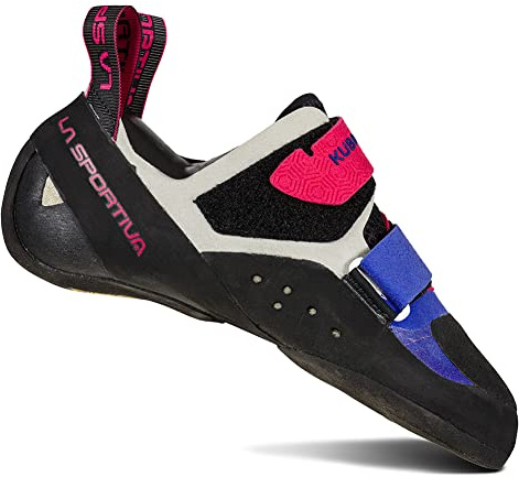 La Sportiva Women's Kubo Rock Climbing Shoes, Royal/Love Potion, 7.5-8 US, 39 EU