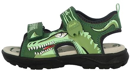 Lurchi 74L1303010 Sandale, dkgreen, 29 EU Weit