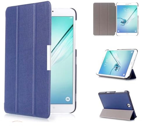 Funda para Samsung Galaxy Tab S2 de 8 pulgadas versión 2015 (SM-T710 SM-T713 SM-T715) Funda para Samsung Galaxy Tab S2 Smart Slim Light Hard Shell Trifold Stand Tablet Cover con encendido y apagado