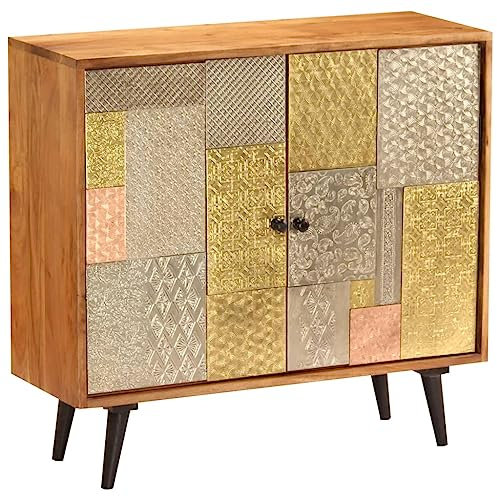 Willood Sideboard 80x30x75 cm Massivholz Akazie