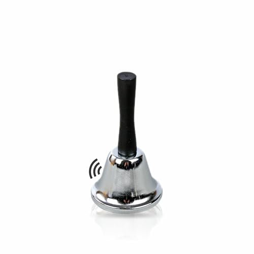 Butler Call Handle - Reception Christmas Santa Metal Loud Service Hotel Dinner Counter Handheld School Warehouses Wedding Event Attention Bell - Xmas Accessory