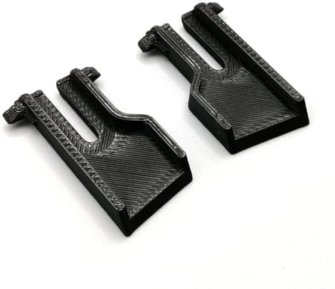 Printbtw 1 Paar Ersatz Tastaturfüße passend für Logitech G510 in schwarz - Tastatur
