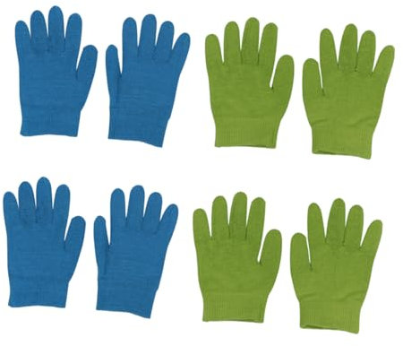 OATIPHO 4pares Guantes Hidratantes Guantes De Gel Cuidado De Manos Spa Suaves Duraderos Talla