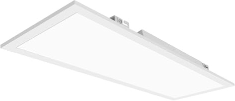 Oraymin Panel LED 58x20 cm, 24W 3100LM, Luz de Techo Placa LED, 6500K Luz Día Blanco Frío, Blanco - Plafón para Salón, Dormitorio, Comedor, Taller