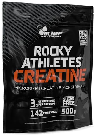 Olimp Rocky Athletes Creatine Monohydrate Pulver - 500 g, Geschmacklos | Booster pre Workout