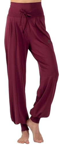 Magadi Yogahose Florence aus Naturmaterial Dark Red XS