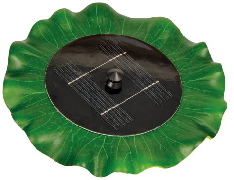 Hozelock Cyprio Solar Powered Floating Lily Fountain Pond Pump 3536