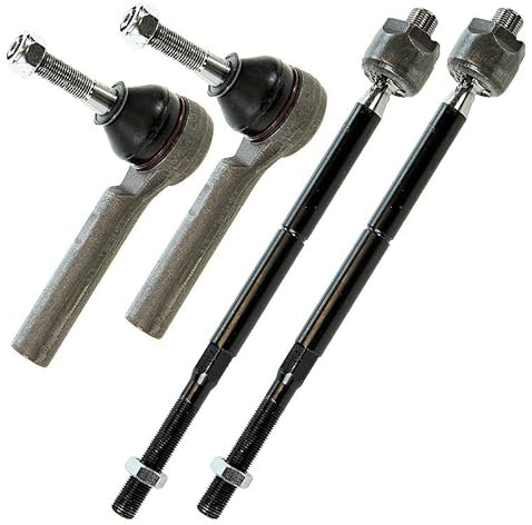 BESTPRICE 2x Spurstange inkl. Spurstangekopf vorne links & rechts Kompatibel mit CHRYSLER 300C (LX, LE), 300C Touring (LX, LE)
