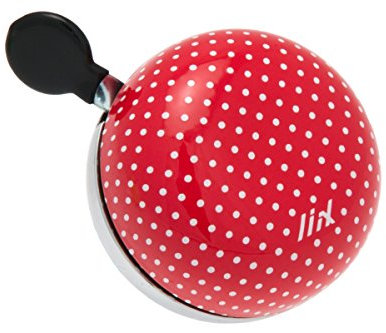 Liix Mini Ding Dong Fahrradklingel Polka Dots Red