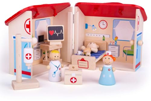 Bigjigs Toys Mini Krankenhaus Spielset