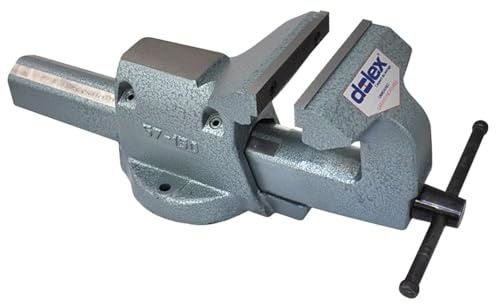 Dolex verstellbarer Schraubstock, Serie 50, feste Basis, 125 mm