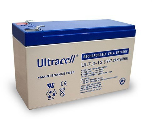 Lead Acid Battery 12 V, 7.2 Ah (UL7.2-12); UL Lead Battery 12 V, 7.2 Ah (UL7.2-12) - Lead Battery