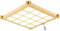 Wandun Japanische Deckenleuchte, Deckenlampen LED Lampen Massivholz tatami Licht Lampen japanische Wohnzimmer Licht Protokolle Deckenlampen