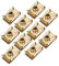 MOMOALA 10Pcs M6 6Mm Sportbike Carenatura Spire velocità Clip Morsetto Fissaggio Viti Dadi Kit per Auto Moto
