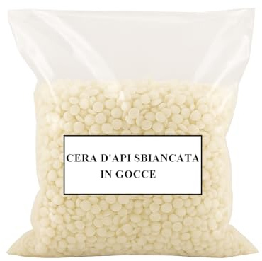 KIRALOVE Gebleichtes bienenwachs mit Tropfen exzellenter hochkosmetik - 100g