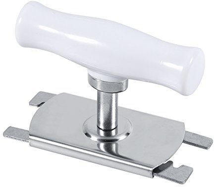 Ausla Stainless Steel Adjustable Bottle Opener, Non-Slip Thread Design, Labor Saving Glass Cap Removal Tool for Wine Bottles