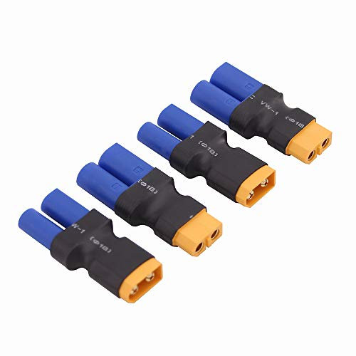 OliRC 4 St. XT60 XT-60 zu EC5 Männliche Weiblichen Stecker Adapter(C154-4)