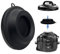 ddLUCK Silicone Lid Stand, Silicone Pressure Cooker Lid Holder Accessories For Ninja Foodi Pressure Cooker and Air Fryer 5 Qt, 6.5 Qt and 8 Quart (Black)